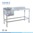 AG-WAS005 CE Zatwierdzony stół roboczy ze stali nierdzewnej 304