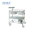 AG-SS052 CE ISO materiał stalowy instrument medyczny wózek do iniekcji