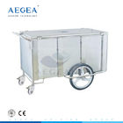 AG-SS069 nowoczesny metalowy 3-częściowy wózek szpitalny ze stali nierdzewnej