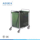 AG-SS013 ze szpitalnym wózkiem na pranie zawieszonym w szpitalu ze stali nierdzewnej