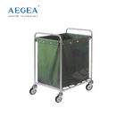 AG-SS013, handlowy sprzęt do prania, wózek ze stali nierdzewnej z zmywalnym workiem na kurz