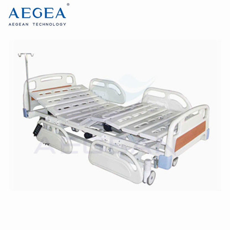 Elektroniczne łóżka szpitalne AG-BM101 5-funkcyjne z hamulcami krzyżowymi