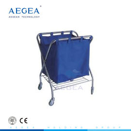 AG-SS023 bardziej zaawansowane wózki do czyszczenia szpitali ze stali nierdzewnej 304