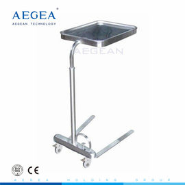 AG-SS008C CE Zatwierdzony przez ISO 304 ruchomy stołek ze stali chirurgicznej ze stali nierdzewnej